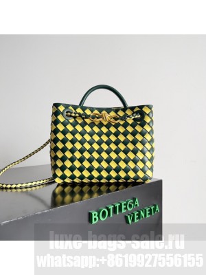 Bottega Veneta Small Andiamo 766014 yellow&green