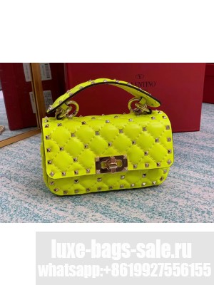 VALENTINO Origianl leather shoulder bag V0123 Pentagram Green