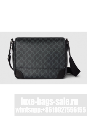 Gucci GG EMBLEM MEDIUM CROSSBODY BAG 821154 black
