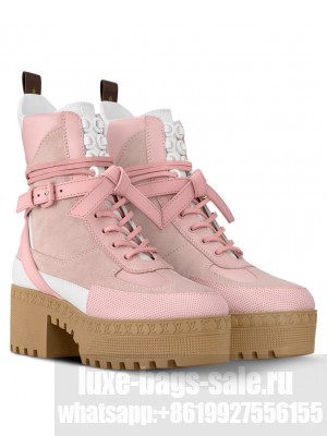Louis Vuitton Women's Laureate Platform Desert Boot 1AD23N Pink