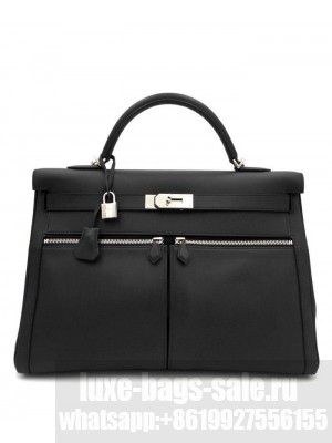 Hermes Kelly Lakis Swift 32 Black