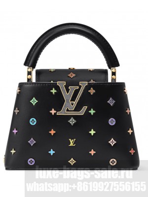 Louis Vuitton LV x TM Capucines Mini M27637 Black