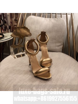Gianvito Rossi BIJOUX 105/75 MM leather Sandals Spring/Summer 2021 Collection Gold