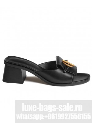 Hermes Women's Ilot 50 Sandal Black