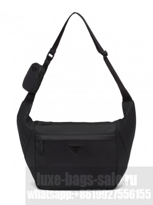 Prada Leather Shoulder Bag Black