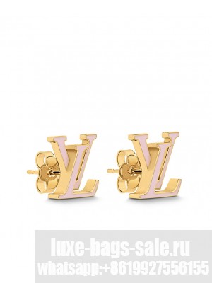 Louis Vuitton Women's LV Iconic Enamel Earrings Pink