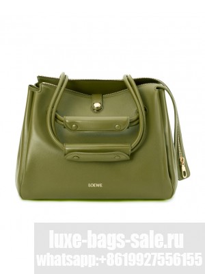 Loewe Medium Madrid Bag AB1X01 Green
