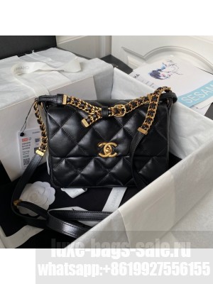 CHANEL 23K Shoulder Bag AS4305 black