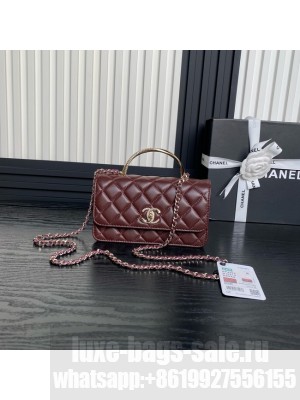 Chanel CLUTCH WITH CHAIN AP4293 Burgundy