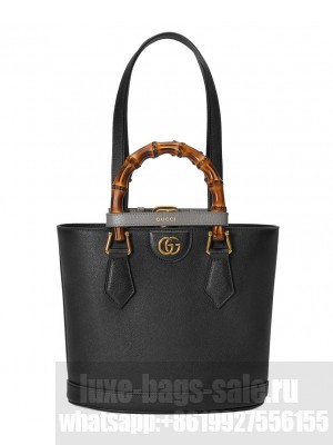 Gucci Diana Small Tote Bag 750396 Black