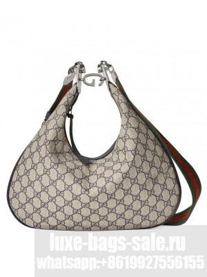 Gucci Attache Large Shoulder Bag 702823 Dark Blue