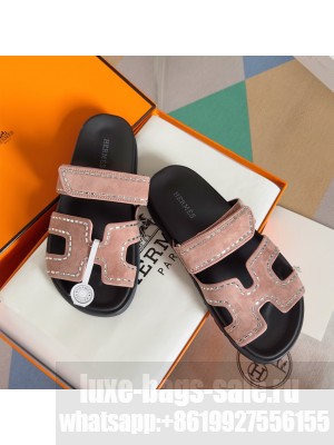 Hermes Unisex Chypre Flat Sandals 030