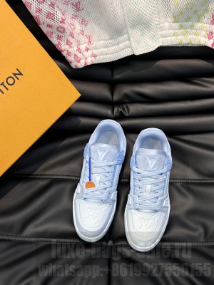 Louis Vuitton Men's LV Trainer Sneakers 2023 042