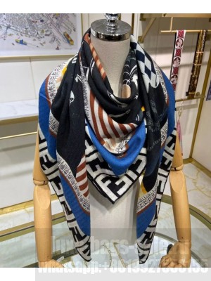 Fendi Women s Square Scarf Black