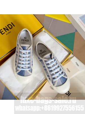 Fendi Domino FF fabric Unisex low-tops sneakers 010