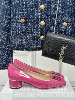 Miss Dior 4cm Pump Pink Patent Calfskin 