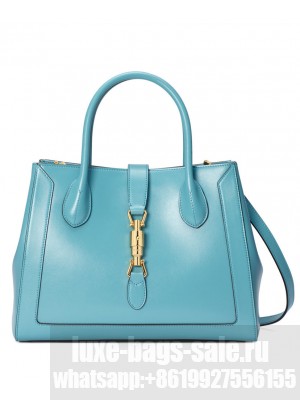 Gucci Jackie 1961 Medium Tote Bag 649016 Blue