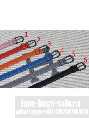 Bottega Veneta Intreccio Lambskin Belt 20mm 2019 Collection