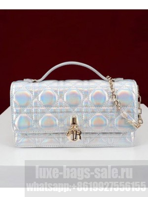 Christian Dior My Dior Top Handle bag Silver