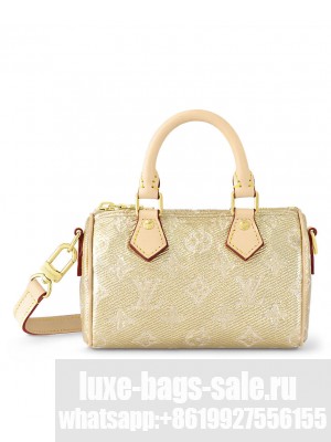 Louis Vuitton Nano Speedy M82242 Golden