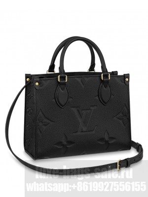 Louis Vuitton Onthego PM Tote Bag M45653 Black