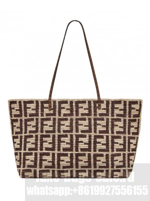 Fendi Large Roll 8BH425 Coffee