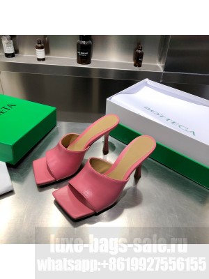 Bottega Venta Leather mules with a squared sole heel 9cm 2021 Collection 10