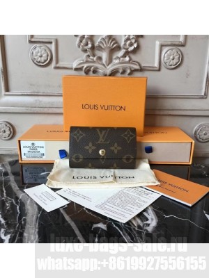 Louis Vuitton 6 Key Holder Wallet Monogram Canvas Fall/Winter 2017 Collection M62630A, Brown
