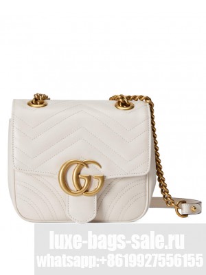Gucci GG Marmont Mini Shoulder Bag 739682 Cream