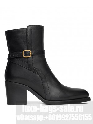 Celine Women's Conde Jodhpur Boot In Calfskin Black