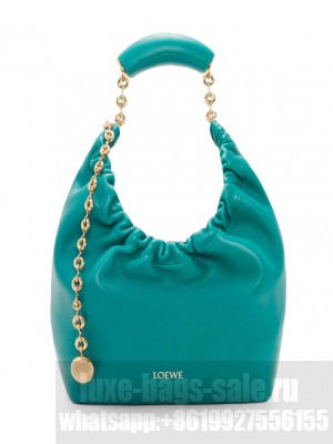 Loewe Small Squeeze Bag In Nappa Lambskin Green