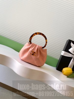 CHANEL mini Hobo Bag AS4981 pink