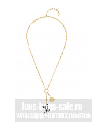 Louis Vuitton Women's LV x YK LV Iconic Infinity Dots Necklace Black
