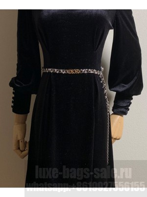 Christian Dior Waist Chain Belt Silver