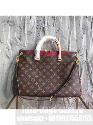 Louis Vuitton Pallas Bag 34cm Monogram Canvas Fall/Winter 2017 Collection M41599, Rose Bruyere