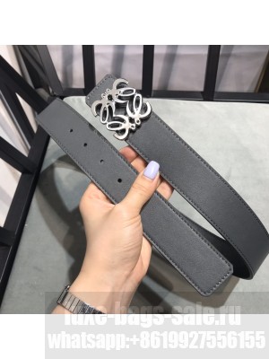Loewe Width 38mm Leather Belt With Anagram Buckle 027