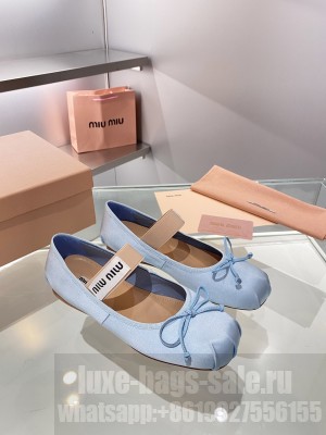 Miu Miu Satin ballerinas 06