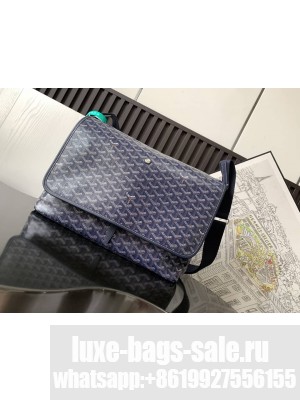 Goyard Capetien MM Messenger Bag Navy Blue