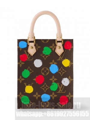 Louis Vuitton LV X YK Petit Sac Plat Tote Bag M81867 Brown