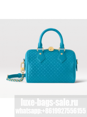Louis Vuitton Speedy Bandouliere 20 M22595 Blue