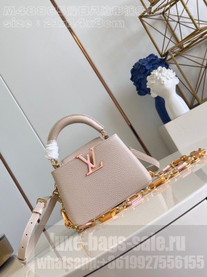 Louis Vuitton Capucines Mini M23456 light gray