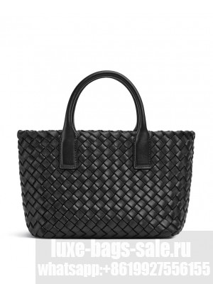 Bottega Veneta Mini Cabat Black
