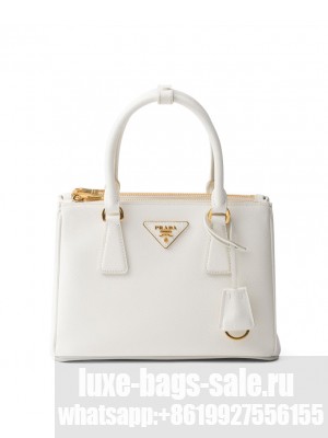 Prada Small Prada Galleria Saffiano Leather bag 1BA896 White