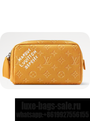 Louis Vuitton Mini Dopp Kit M27158 Saffron Yellow