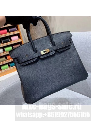Hermes Birkin 25cm Bag in Original Epsom Leather Black