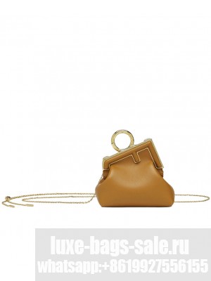 Fendi Nano First Charm 7AS051 Coffee