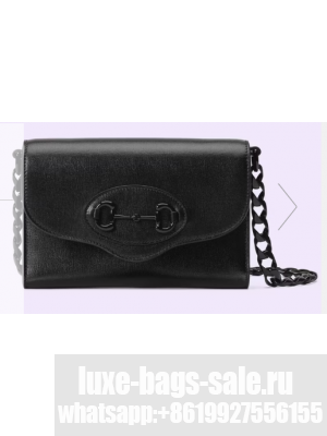 Gucci Horsebit 1955 mini bag 724713 Black