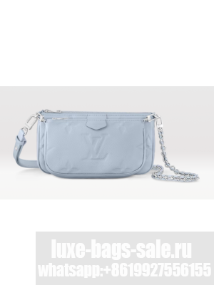 Louis Vuitton NEW Multi Pochette Accessoires M47173 Blue Washed