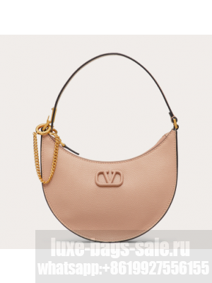VALENTINO GARAVANI VLOGO SIGNATURE leather bag QRGF9 pink