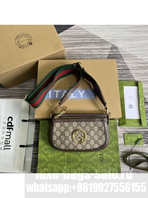 GUCCI OPHIDIA MINI BAG 724599 brown